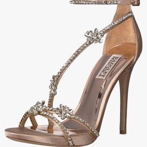 New Badgley Mischka Women's Hodge Embellished Strappy High-Heel Sandals 10M